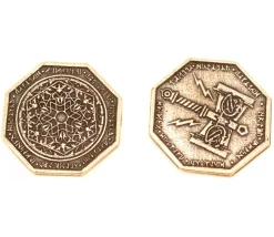 Pièce métal cuivré Dwarven