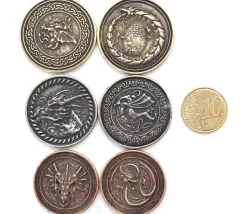 Pièce métal cuivré Forged dragon à l'unité