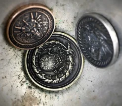 Pièce métal cuivré Forged dragon à l'unité