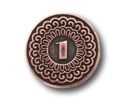 Pièce métal cuivré unité 1