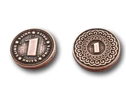 Pièce métal cuivré unité 1