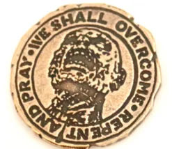 Pièce métal cuivré Zombie