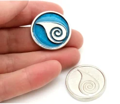 Pièce métal élément eau à l'unité - water element Legendary