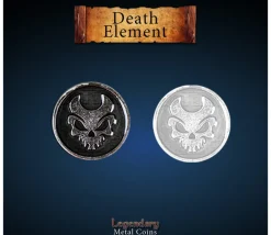Pièce métal élément mort à l'unité - Death element coin Legendary