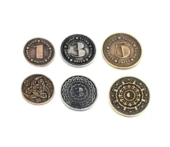 Pièces en métal unité valeur 5