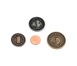 Pièces en métal unité valeur 3