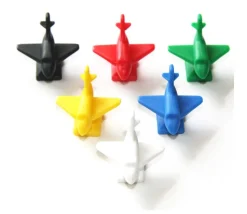Pion avion en plastique 22 x 23 mm à l'unité