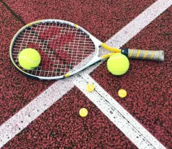 Pion balle de tennis en bois 2,5 cm pour jeu