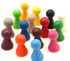 Pion bois 15 x 27 mm pour jeu à l'unité