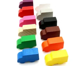 Pion camion coloré pour jeu 21 x 12 x 8 mm à l'unité
