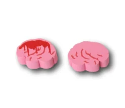 Pion Cerveau en bois 16 x 12 x 5 mm
