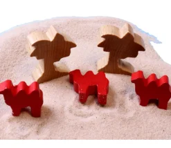 Pion chameau en bois 25 x 20 x 8 mm couleur à choisir