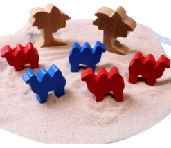 Pion chameau en bois 25 x 20 x 8 mm couleur à choisir