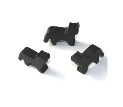 Pion Chat noir en bois pour jeu