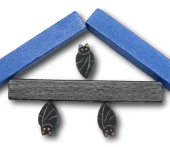 Pion Chauve-souris en bois 15 x 9 x 10 mm