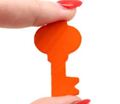 Pion clé - clef en bois 43 x 24 x 8 mm