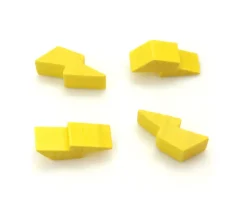 Pion éclair foudre énergie 23 x 9 X 8 mm en bois