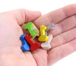 Pion clef en bois 21 x 15.5 x 4.5 mm