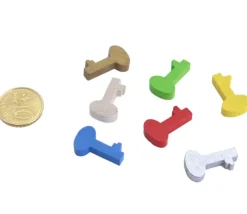 Pion clef en bois 21 x 15.5 x 4.5 mm