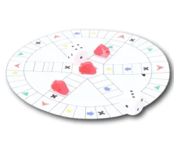 Pion Coeur humain bonne santé et malade en bois