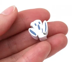 Pion de jeu fantôme en bois 15 x 16 x 10 mm