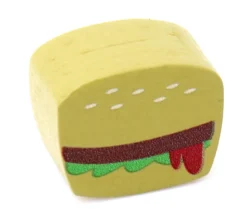 Pion de jeu hamburger en bois - 16 x 18 x 10 mm