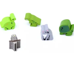 Pion de jeu hibou chouette en bois 15 x 12 x 10 mm