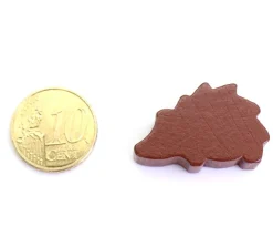 Pion de jeu hérisson MARRON en bois animal