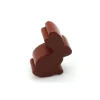 Pion en bois lapin marron dodu 22 x 30 x 10 mm animal pour jeu