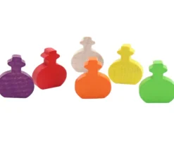 Pion fiole potion 17 x 15 x 4 mm en bois à l'unité