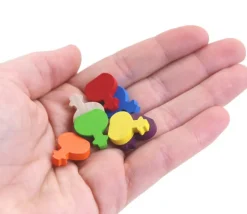 Pion fiole potion 17 x 15 x 4 mm en bois à l'unité