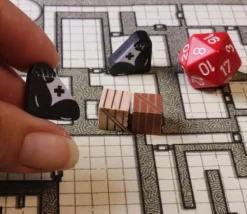 Pion Force en bois - bras de fer 16 x 12 x 5 mm