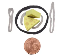 Pion Fromage en bois 16 x 15 x 5 mm