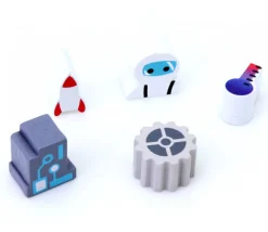 Pion fusée bois pour jeu 15 x 9 x 10 mm