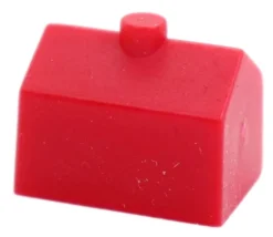 Pion hotel rouge en plastique 19 x 13 X 13 mm