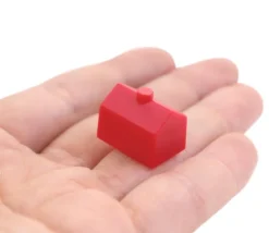 Pion hotel rouge en plastique 19 x 13 X 13 mm