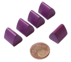 Pion hutte / tente en bois violet 12 x 11 x 10 mm