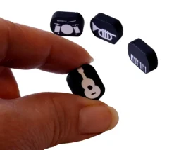 Pion instrument de musique - guitare 16 x 12 x 5 mm