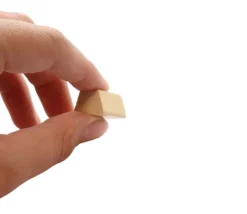 Pion lingot bois naturel trapèze 16 x 15 x 10 mm