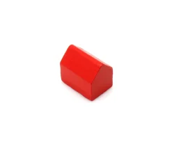 Pion maison bois style monopoly 14x10x12 mm à l'unité