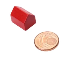 Pion maison bois style monopoly 14x10x12 mm à l'unité