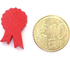 Pion médaille en bois 20 x 15 X 5 mm