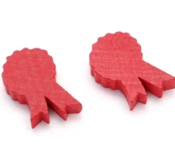 Pion médaille en bois 20 x 15 X 5 mm