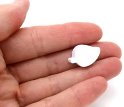 Pion mini Feuille en bois coloré 20 x 14 x 8 mm pour jeux