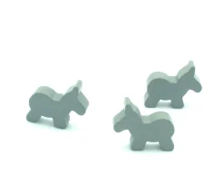 Pion âne gris 25 x 22 x 7 mm