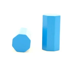 Pion octogone 15 x 30 mm en bois pour jeu à l'unité