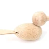 Pion oiseau en bois naturel 5.5 cm