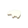 Pion ours blanc en bois pour jeu grizzli polaire