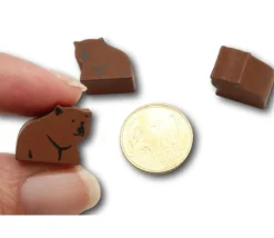 Pion Ours brun en bois 13 x 17 x 10 mm