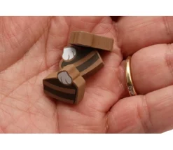 Pion part de Gâteau en bois 16 x 14 x 5 mm